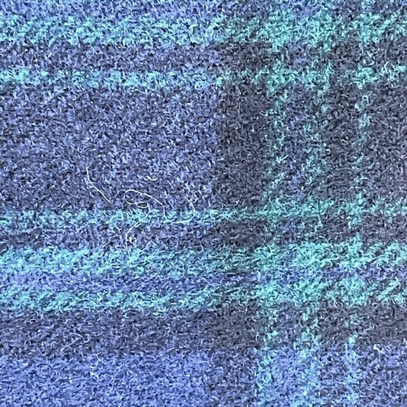 Hollister Plaid Ultra Hi Rise Mini Skirt A-line Lined Preppy Blue Green Y2K M - Picture 12 of 15